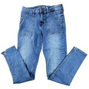 Old Navy Girls Jeans Rockstar Super Skinny Ankle size 8 Tall JH1668089